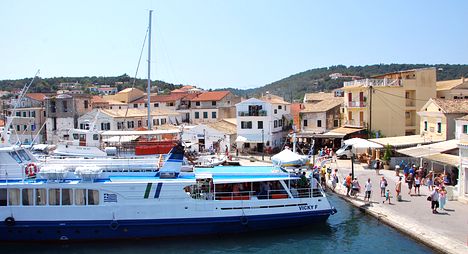 Gaios im Hafen